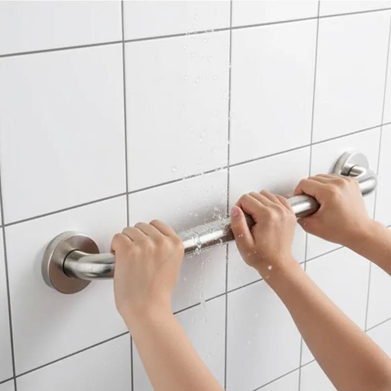 30/40/50cm Stainless Steel Safety Grab Bar Wall Mount Hand Rails Safety Support Handrail Bathroom Shower Towels Holder Handles