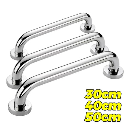 30/40/50cm Stainless Steel Safety Grab Bar Wall Mount Hand Rails Safety Support Handrail Bathroom Shower Towels Holder Handles